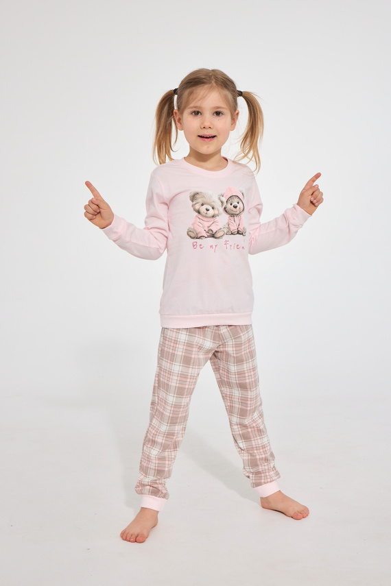 Pigiama bambina Cornette 594/202 592/202 Be My Friend 100% cotone manica lunga