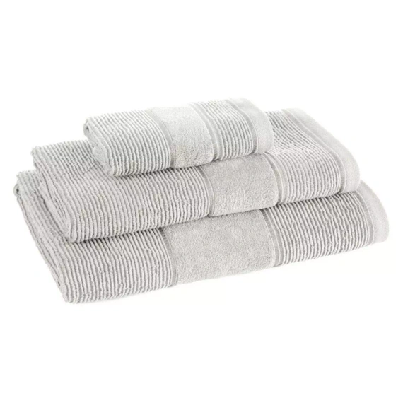 Set di asciugamani Emma Eurofirany argento 3 pezzi 30x50 50x90 70x140 500 g/m²