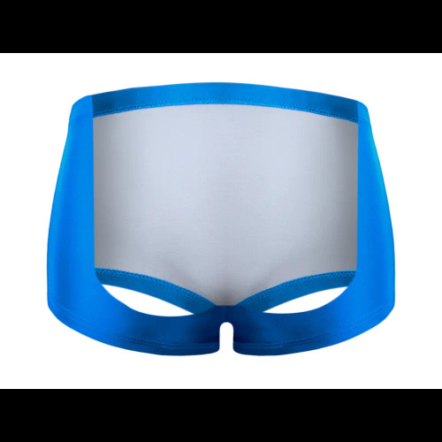 Sesto Senso DS01 Costume da bagno donna, pantaloncini sportivi, asciugatura rapida, blu
