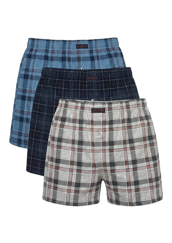Cornette 945/12 A'3 boxer uomo cotone taglio comodo set 3 pezzi