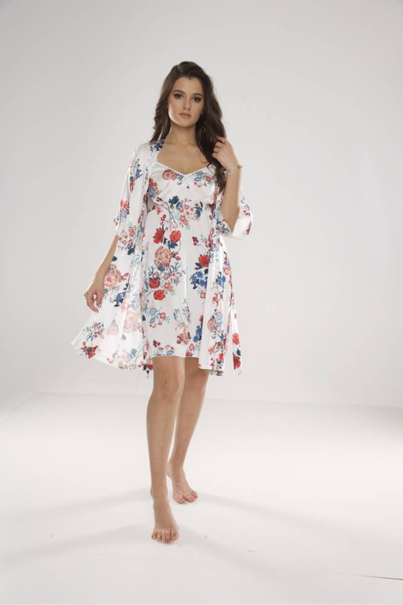 636 Lurdes Camicia da donna De Lafense - rosso ecrù