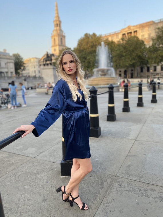 797 Vestaglia classica da donna Forex - blu navy