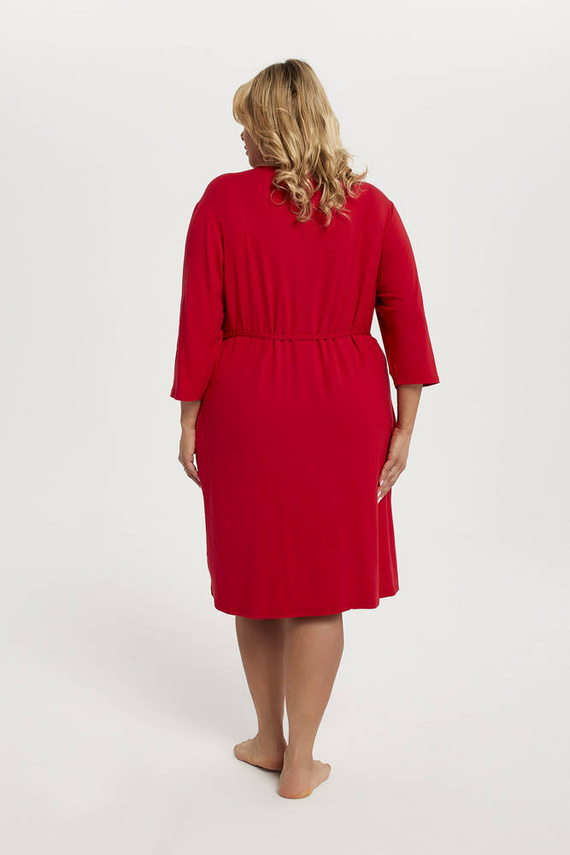 Song Accappatoio da donna con maniche a 3/4 Moda italiana - rosso