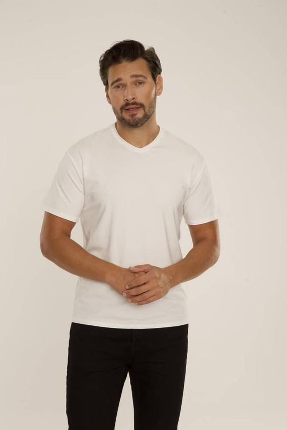 828 Chandler t-shirt De Lafense - ecrù