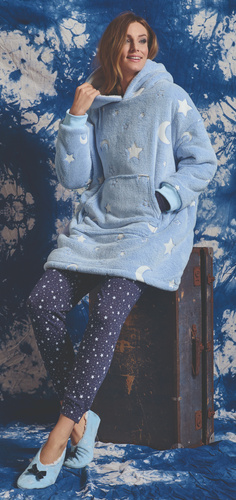 Camicetta Milana Sorbetto - pile blu, fosforescente