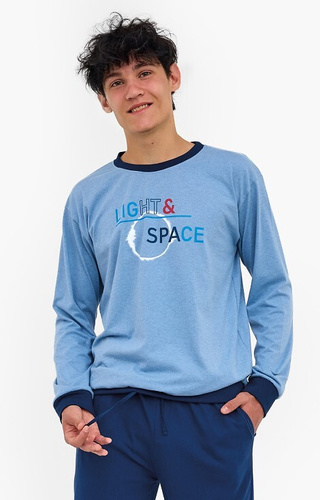 998/57 Pigiama giovanile Cornette F&Y - cotone, manica lunga, pantalone