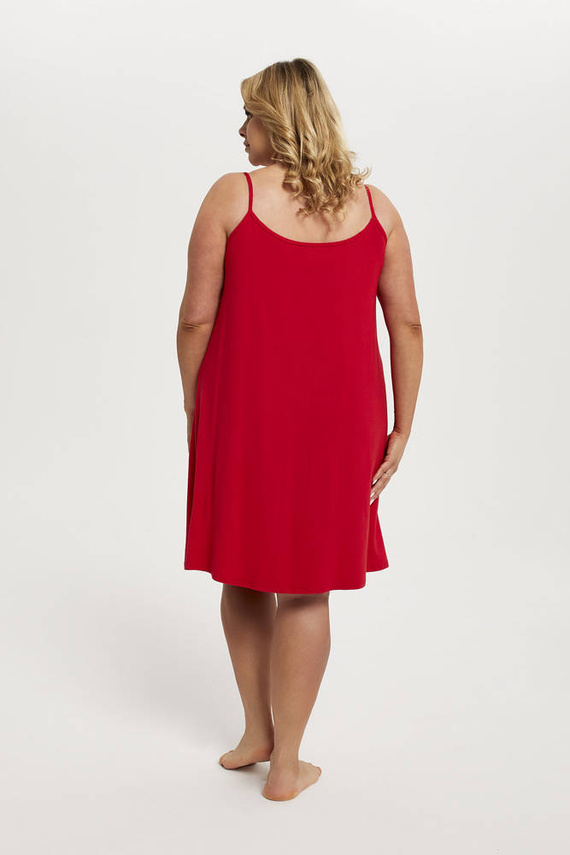 Song Camicia da notte da donna, cinturino stretto Moda italiana - rosso