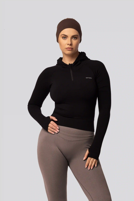 Leggings push-up Spaio PRO vita alta modellanti coprenti taupe