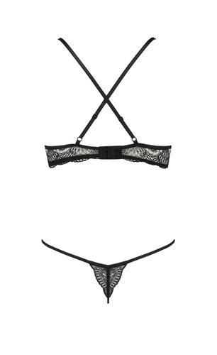 Quentris Set bikini Passion nero