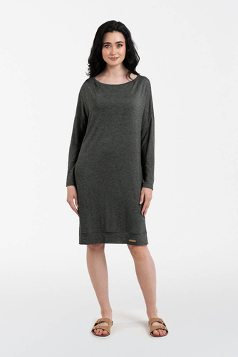 Akord casacca da donna a maniche lunghe Moda italiana - melange scuro