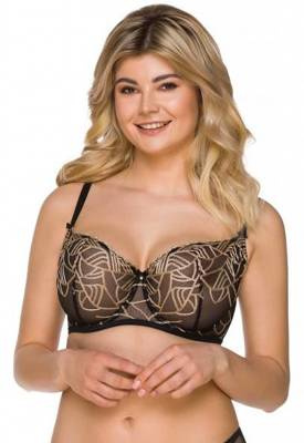 2216 Reggiseno morbido Lupoline - nero - oro