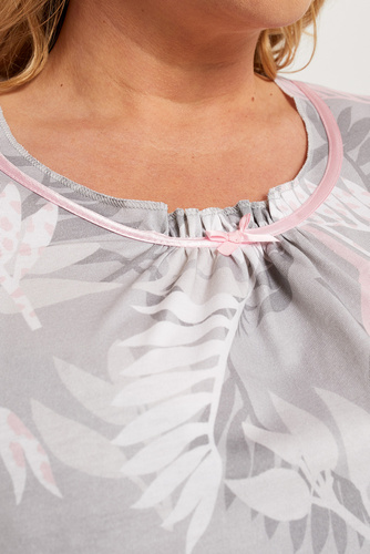 Bartonia Pigiama donna manica 3/4 e pantalone 3/4 Moda italiana - stampa/melange