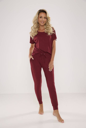 524 Pigiama da donna Paula De Lafense - marrone