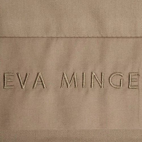 1E Elegante biancheria da letto in raso Eva Minge Eurofirany marrone chiaro | macrosatin 100% cotone