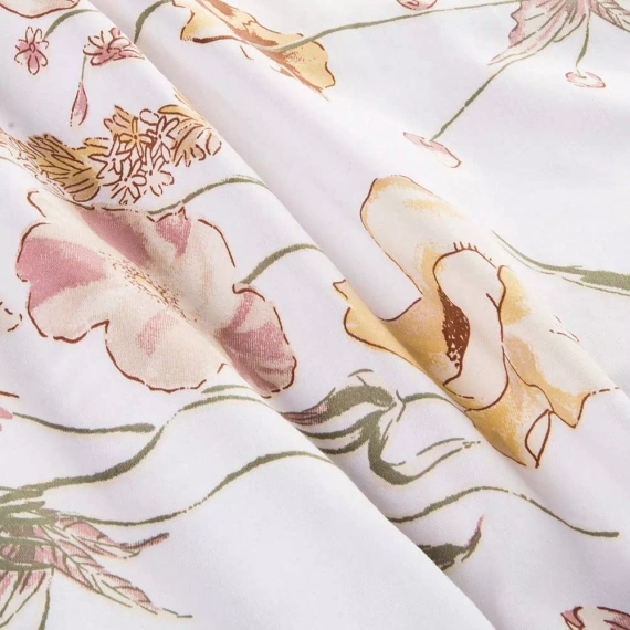 Parure letto satin 1553/1 Satynlove 100% cotone floreale + federe 70x80