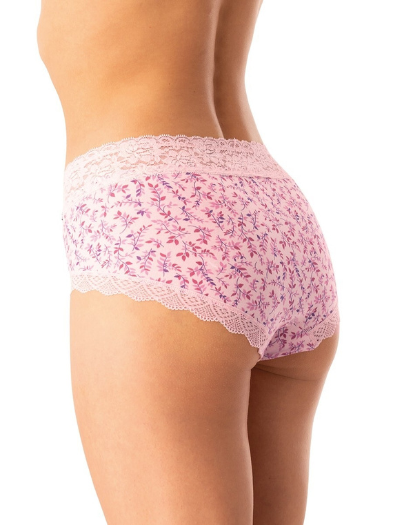 Mutandine da donna Key LPC 547 rosa navy - cotone, confortevoli, set di 2 pezzi