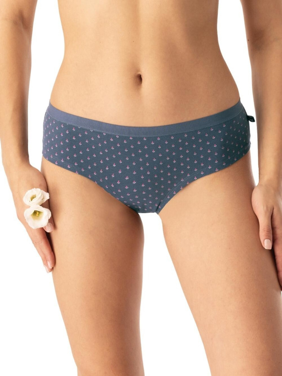 Mutandine da donna Key LPN 742 grafite - in cotone, confortevoli, set di 2 pezzi