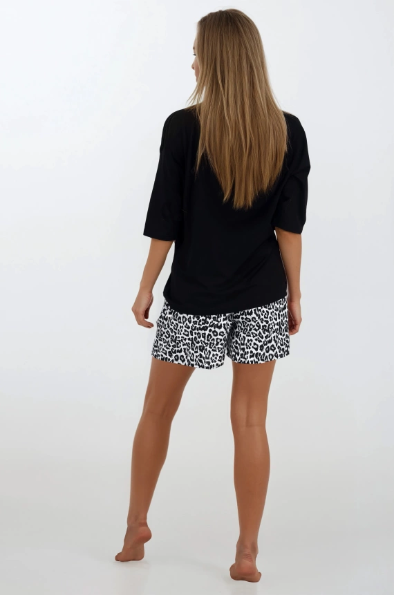 Pigiama Momenti Per Me donna di Wild & Beautiful - viscosa, manica 3/4, pantaloncino