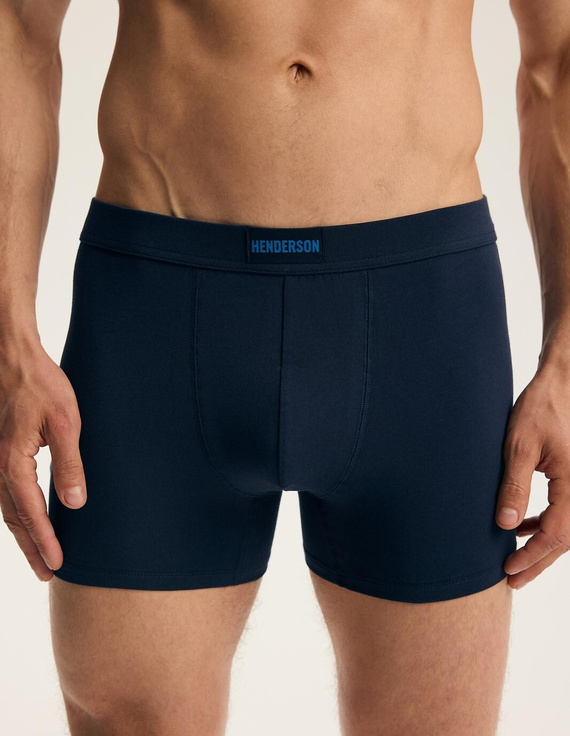 Bokserki męskie Henderson 45482 Faro 2-pak in cotone con elastico largo e logo