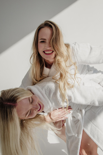 709 Vestaglia Manuela Forex da donna - bianco