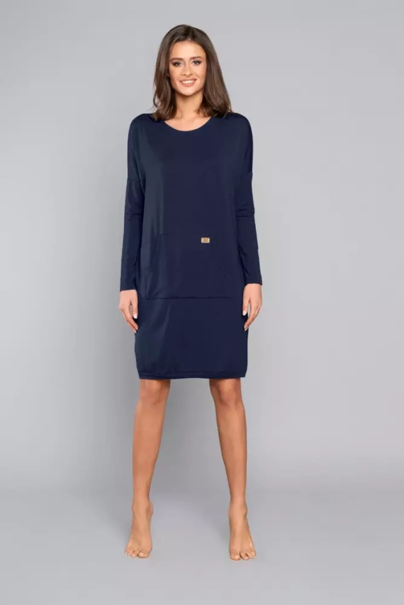 Tirana Tunica donna e premaman Italian Fashion - blu navy