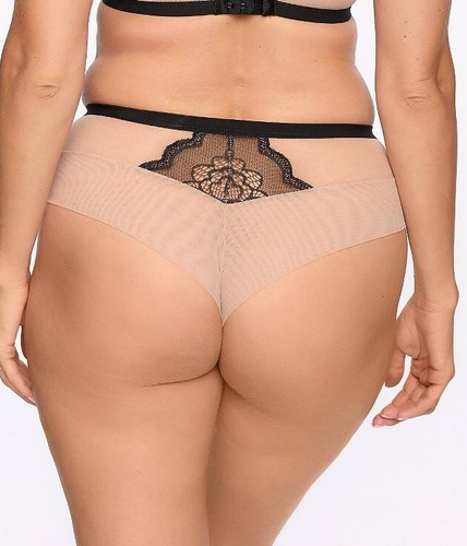GFP 1287 Slip donna Carina Gaia - nero e beige