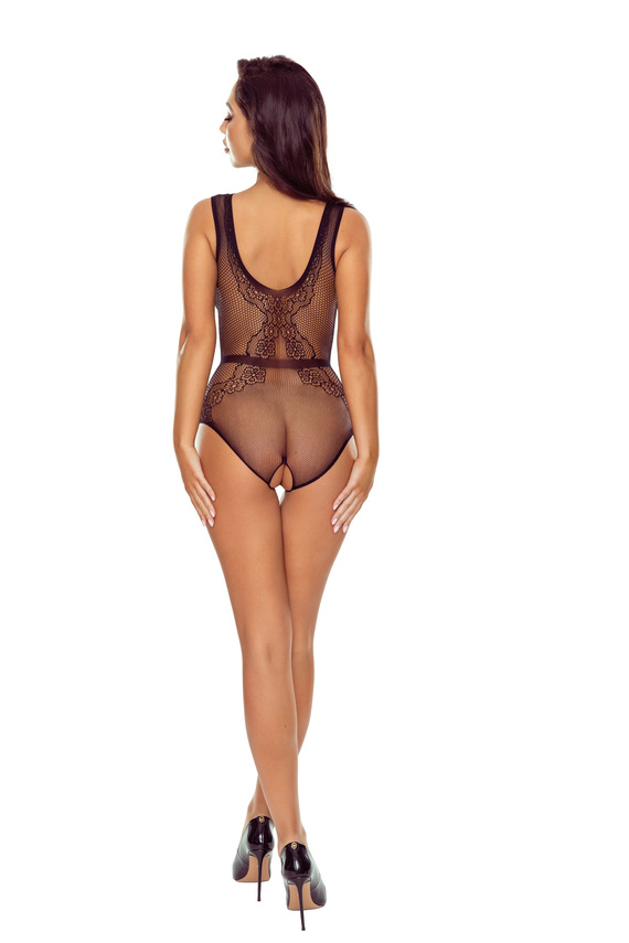 BS115 Bodystocking Passion nero