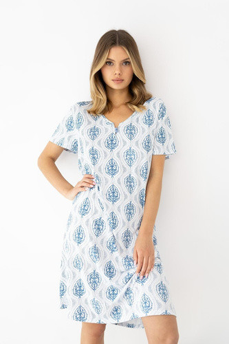 Camicia da notte Luna di Sensis - verde ecru