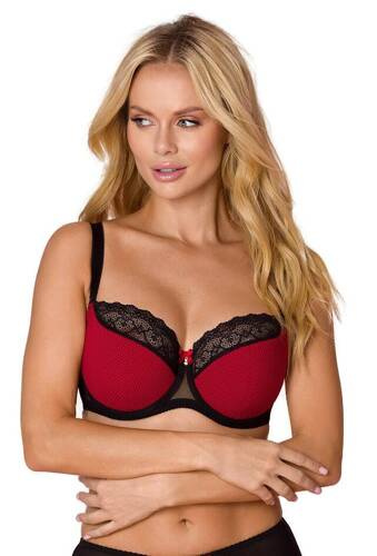 VB-453 Reggiseno semi-imbottito Vena rosso/nero