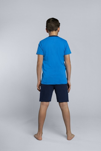 Pigiama Orion in cotone per bambino Moda italiana zaffiro/blu navy