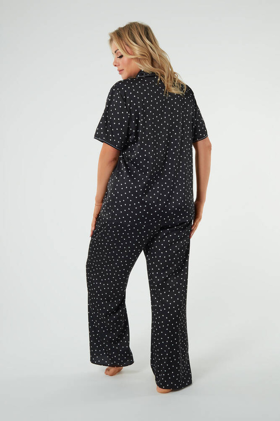 Ria Pigiama donna manica corta, pantaloni lunghi Moda italiana - stampa