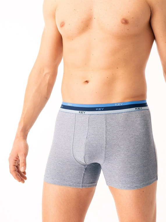 Boxer da uomo Key MXH 277 grigio - cotone, confortevole e traspirante