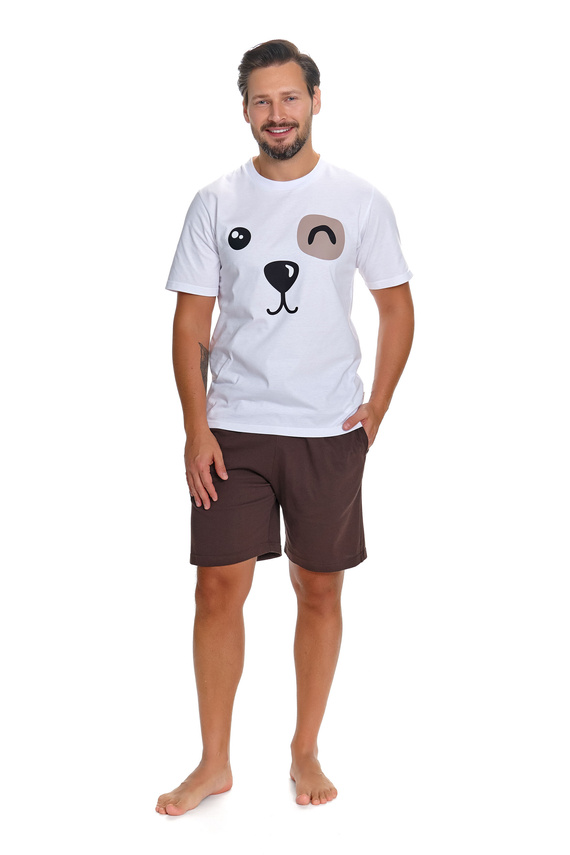 Doctor Nap 7410 pigiama uomo 100% cotone con shorts