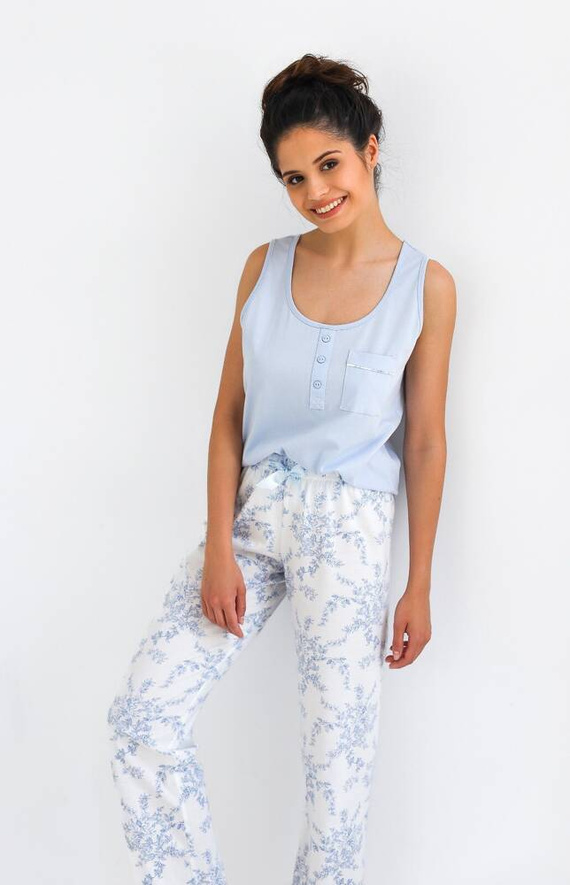 Pigiama donna Arely Sensis - blu