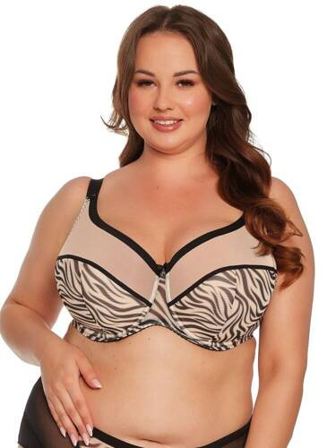 BSM 1234 Reggiseno semi-imbottito Alia Gaia nero beige