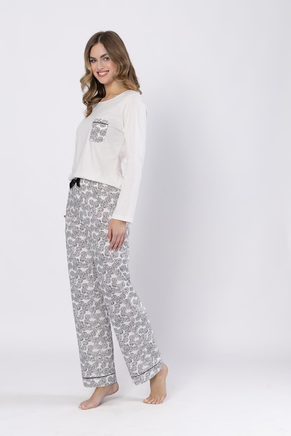 Baśka 1698 Pigiama Leveza nero - classico, due pezzi, confortevole