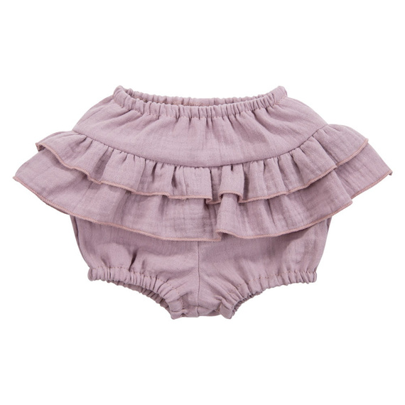 Bloomers in mussola botanica con balze Eevi heather - 100% cotone