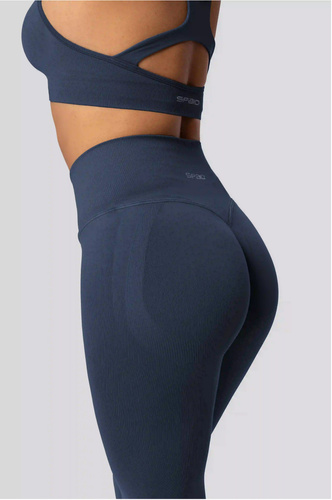 Leggings push-up Spaio PRO vita alta modellanti coprenti navy blue