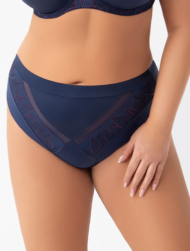 K 971 Astrid Mutandine da donna Gorsenia - blu navy, pizzo e tulle