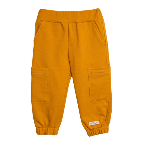 Simply Comfy Pantaloni da tuta Eevi honey per bambini - 100% cotone, con tasche