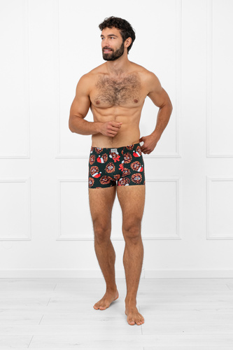 Cono Boxer da uomo Moda italiana - cotone, elastan, fantasia natalizia