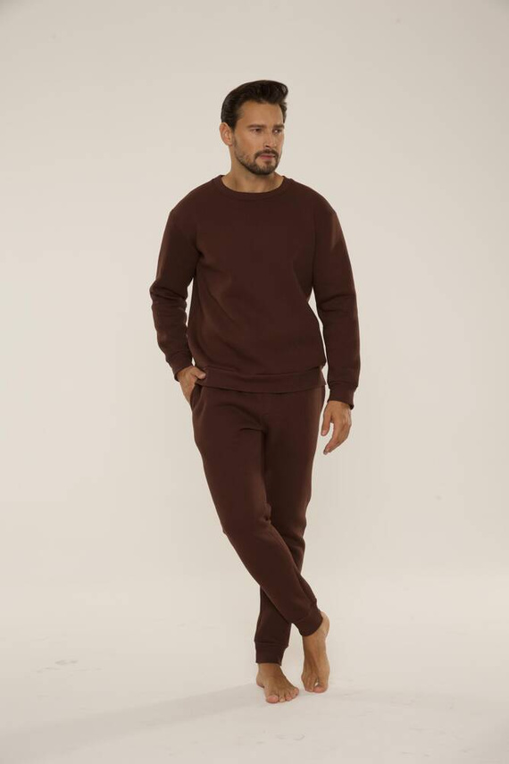 813 Indigo Tuta da uomo De Lafense - cioccolato