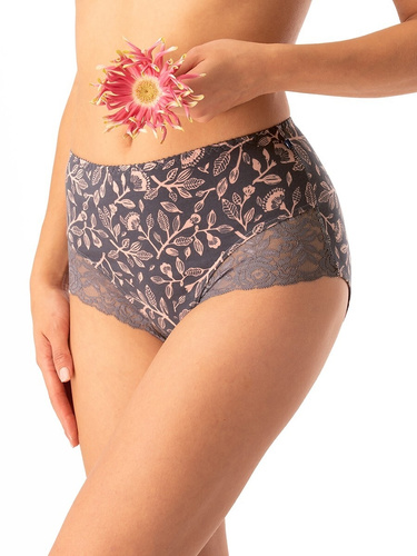 Mutandine da donna Key LPF 545 grigio - cotone, confortevoli, confezione da 2 pezzi