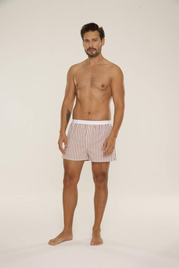 826 Taylor Boxer da uomo De Lafense - marrone