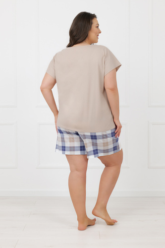 Pigiama donna Rima Italian Fashion 100% cotone manica corta shorts