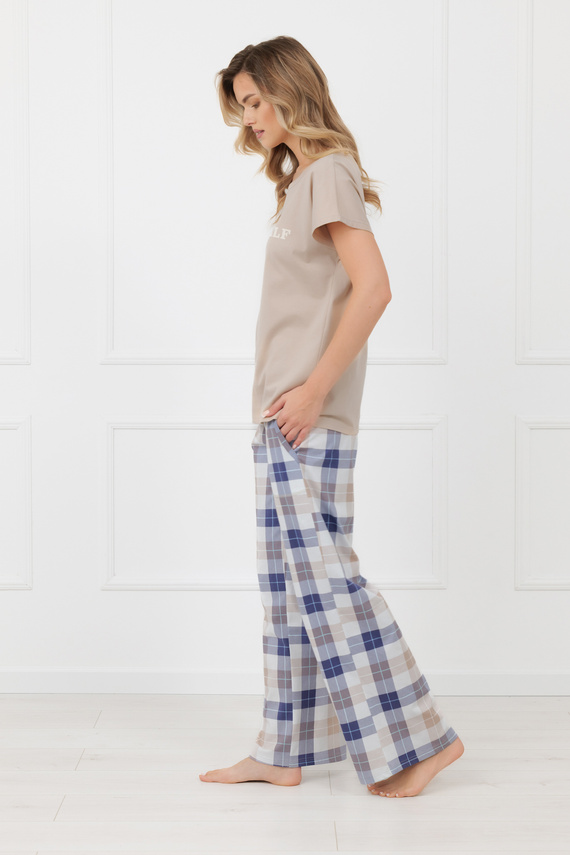 Pigiama donna Rima Italian Fashion 100% cotone pantaloni lunghi