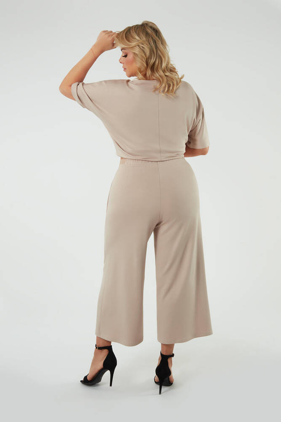 Soler Camicetta a maniche corte Moda italiana - beige