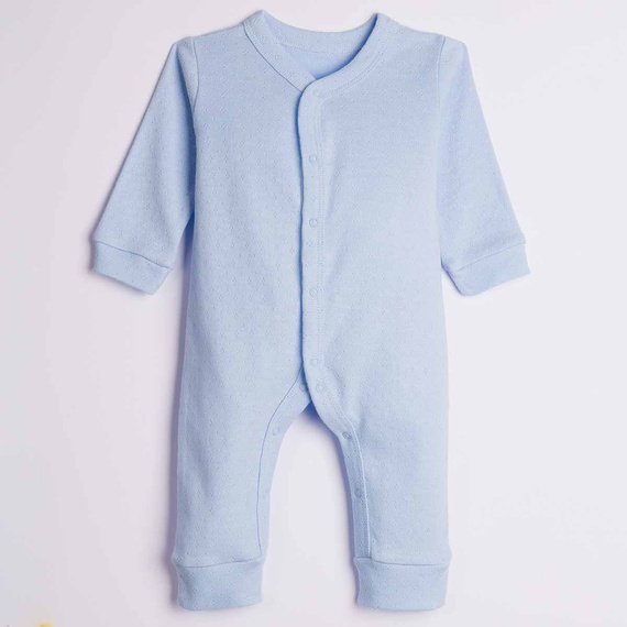 224058 Nicol Pagliaccetto neonato azzurro 100% cotone traforato