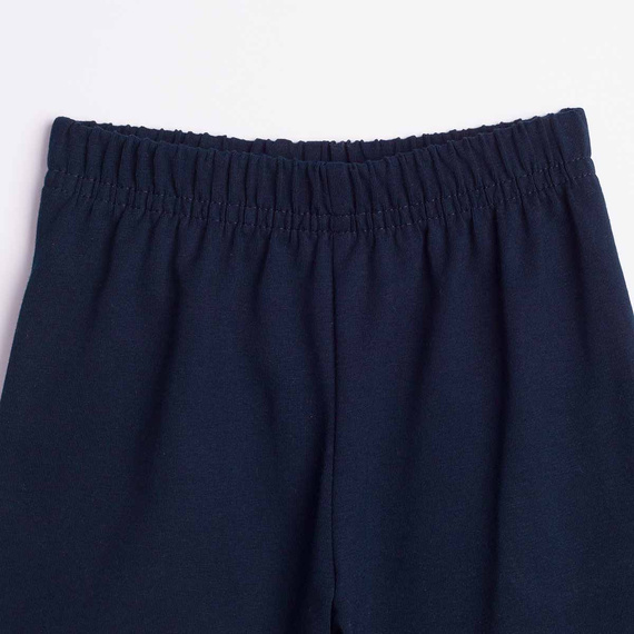 163891 Nicol Shorts da Bambino in Cotone Blu Navy con Tasche