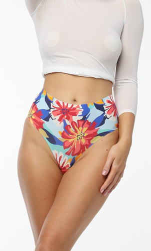 Slip brasiliano maxi Julimex Flower Folk – invisibile, leggero, colorato